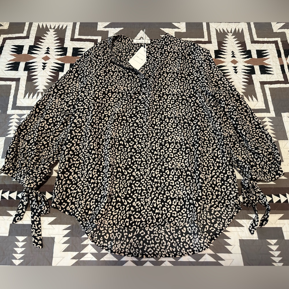 Leopard Print Blouse